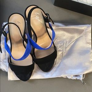 Giuseppe zanotti animal print wedges